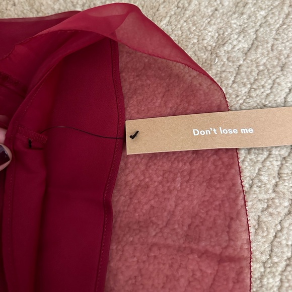 Reformation Laly Dress in burgundy - Picture 7 of 7